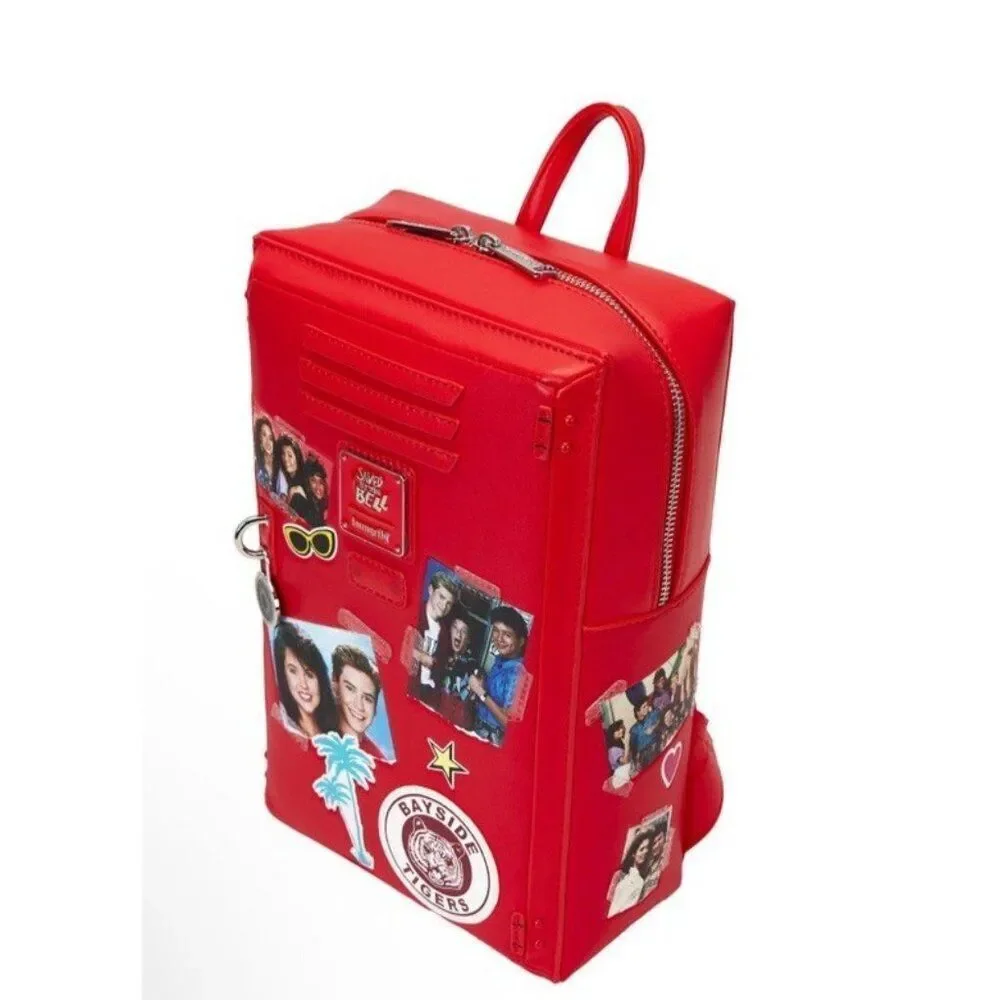 Loungefly Saved By The Bell Bayside High Locker Figural Zach Red Backpack NWT